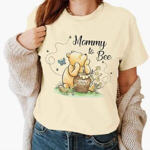 Mommy to Bee Winnie the Pooh graphic tee shirt sz XL *new*